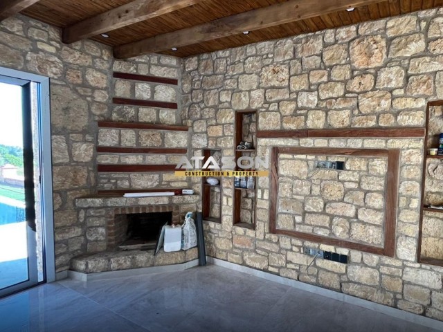 ULTRA LUXURY 4+1 STONE VILLA FOR SALE IN GIRNE KARSIYAKA..!