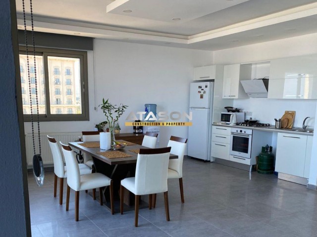 Fully Luxury Furnished 3+1 Penthouse for Rent in Kyrenia Center