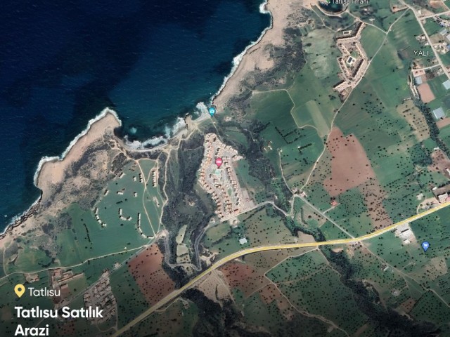 10 Hektar Land zum Verkauf in Tatlısu, 100 Meter vom Meer entfernt!