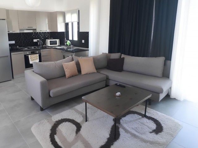 Fully Furnished 1+1 Flat for Rent with Terrace in Kyrenia Center