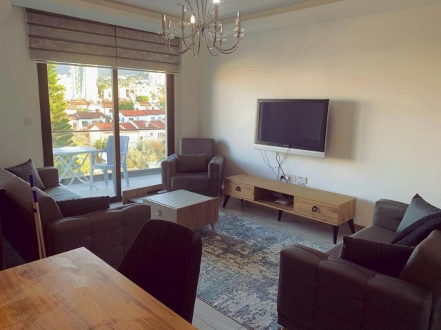 2+1 Flat for Rent with Nature View in Kyrenia Zeytinlik Area