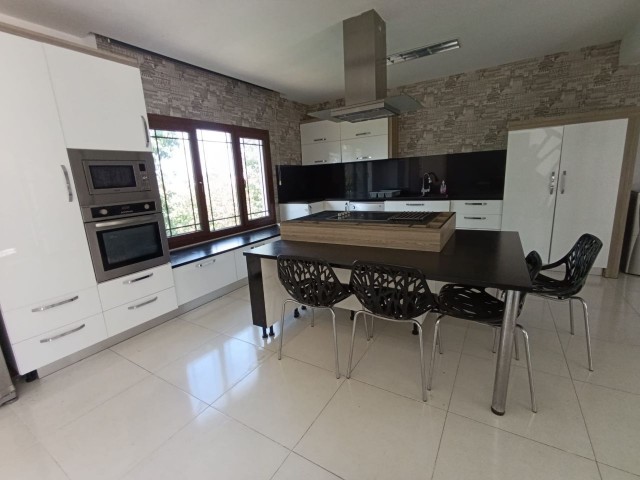 4+1 Semi-Detached Villa for Rent in a Magnificent Location in Karaoğlanoğlu, Kyrenia