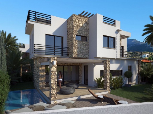 NEW 3+1 VILLA PROJECT FOR SALE IN LAPTADA