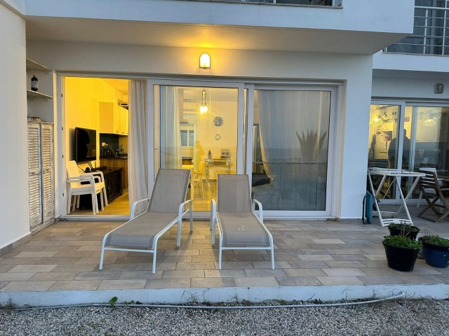 1+1 seafront flat for sale in Esentepe