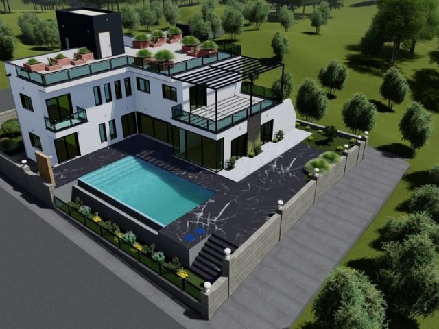 Luxury 4+1 villas for sale in Lapta