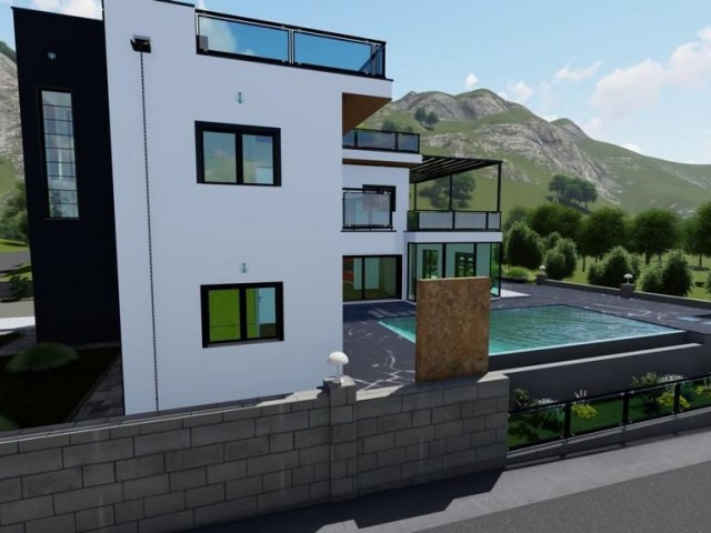 Luxury 4+1 villas for sale in Lapta
