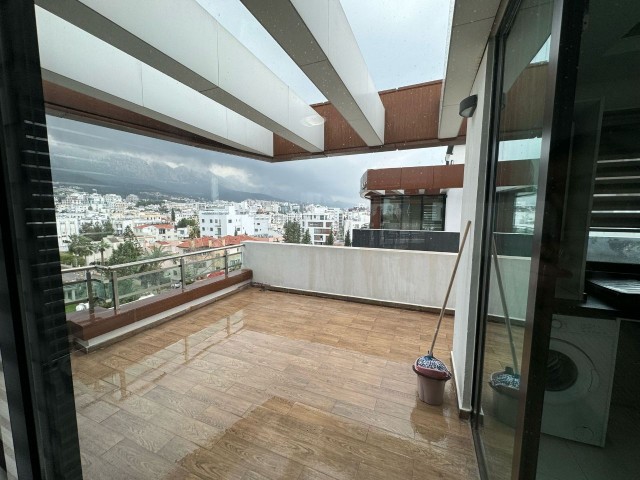 3+1 FULLY FURNISHED FLAT PENTHOUSE FOR RENT IN KYRENIA CENTER