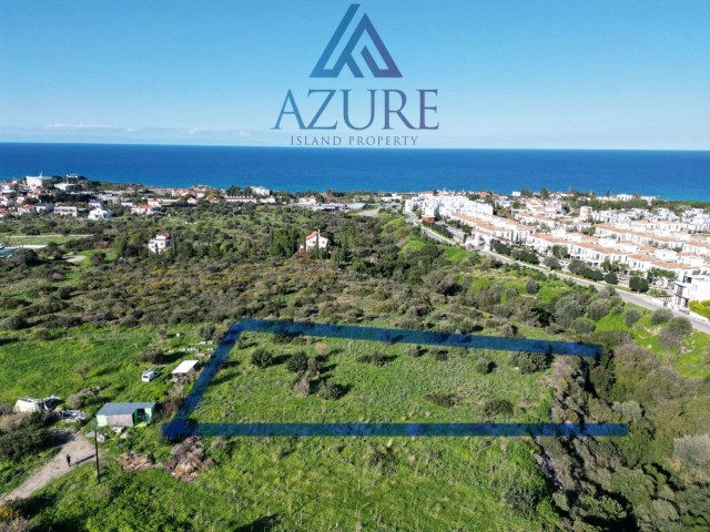 Land with mountain and sea views for sale in Alsancak