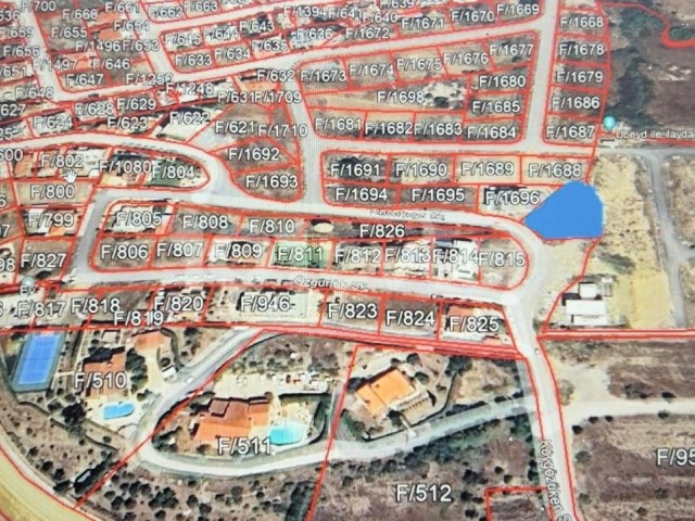 Villa plot for sale in Gönyeli Aşıklar Hill area