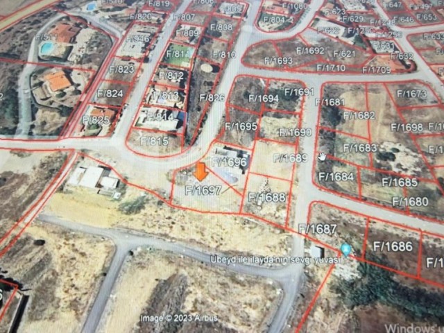 Villa plot for sale in Gönyeli Aşıklar Hill area