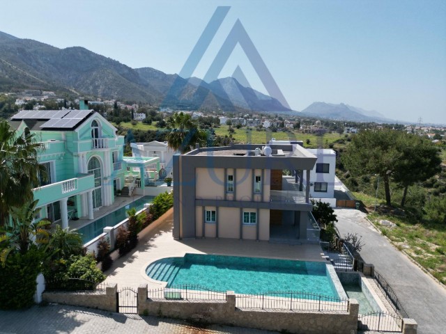5+2 TRIPLEX VILLA WITH PANORAMIC VIEW FOR SALE IN ÇATALKÖY