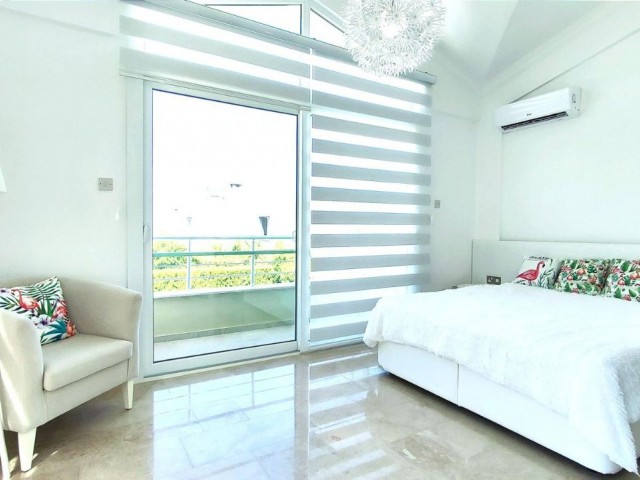 3+1 fully furnished villa for daily rent in Alsancak