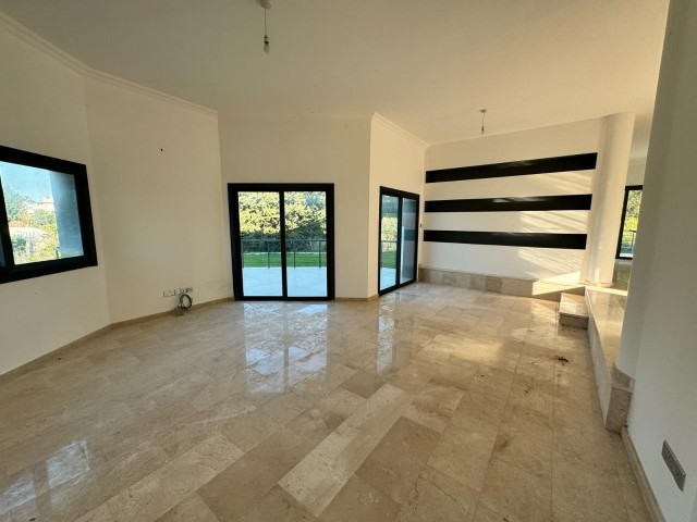 4+1 Brand new villa on 1 decare for rent in Alsancak, unfurnished