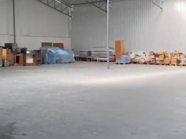 WAREHOUSE FOR RENTAL IN NICOSIA MİNARELİKÖY HASPOLAT AREA