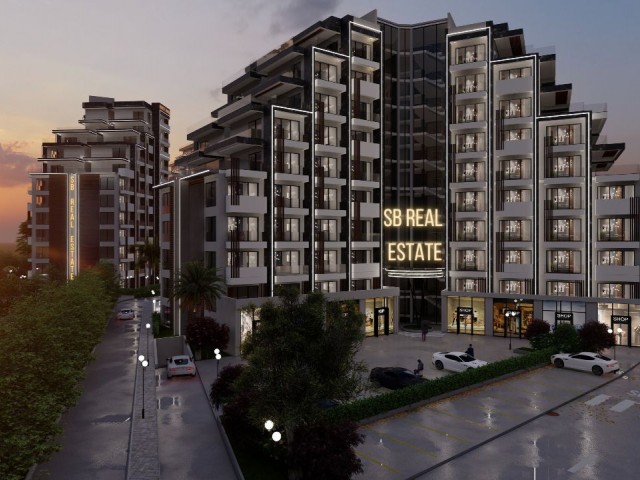 In Lefke Gaziveren, a premium complex in the project phase, with seafront location, starting from £5