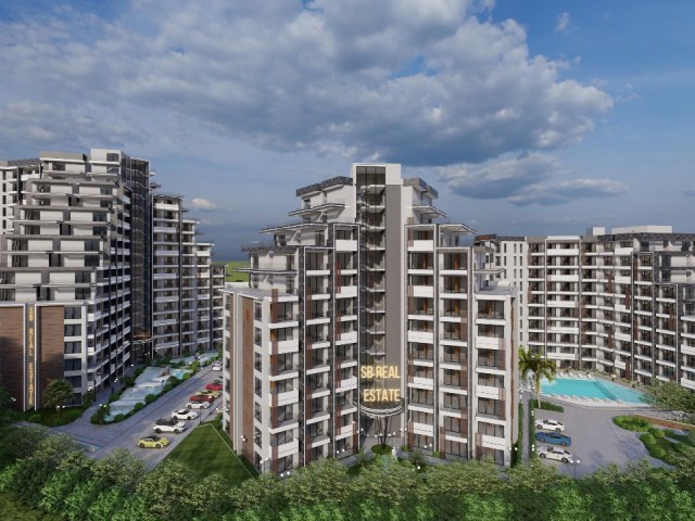 In Lefke Gaziveren, a premium complex in the project phase, with seafront location, starting from £55,000 for (1+0; 1+1; 2+1) units!