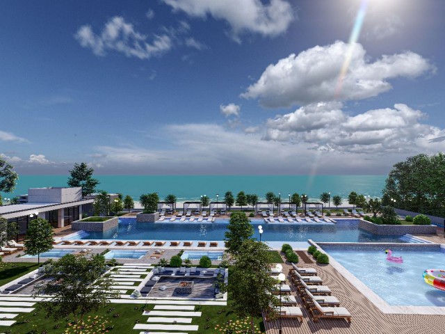 Seafront Premium Complex in Project Phase in Lefke Gaziveren (1+0; 1+1; 2+1) Prices Starting from 90.200 STG!