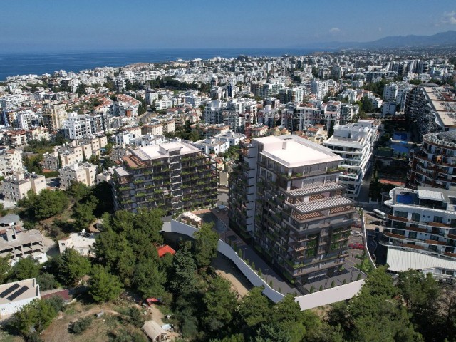 2+1 RESIDENCE WITH MOUNTAIN, SEA AND POOL VIEWS FOR INVESTMENT WITH FOREIGN EXCHANGE IN KYRENIA 35% IN DEPEND, THE REMAINING IN 12TH MONTHS '0' INTEREST