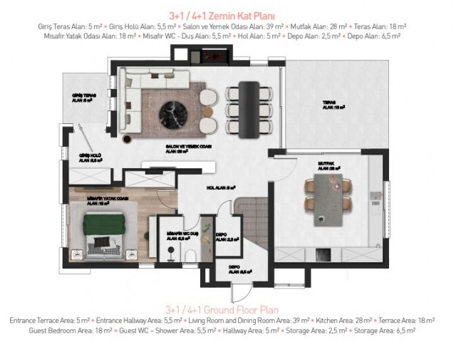 3+1 / 4+1 Villalarımızda %25 Peşinat İle 120. Aya Varan Taksit İmkanı  120.000 STG / +90 533 820 23 46