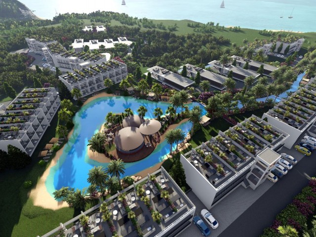 Girne Esentepe de  Proje Aşamasında Denize Sıfır Premium Hawaii Kompleks  (Studio /2+1 / Villa) 165.000 STG'den Başlayan Kampanya Fiyatları ! /  +905338202346