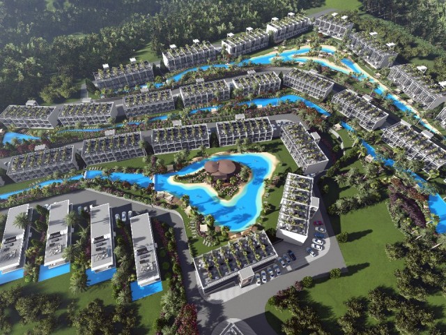 Girne Esentepe de  Proje Aşamasında Denize Sıfır Premium Hawaii Kompleks  (Studio /2+1 / Villa) 165.000 STG'den Başlayan Kampanya Fiyatları ! /  +905338202346