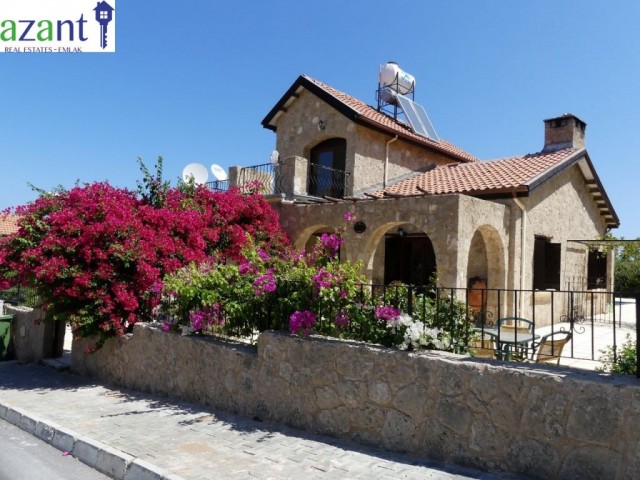 FOR RENT, LUXURY 3 BEDROOM, STONEHOUSE WITH POOL IN KARSIYAKA.