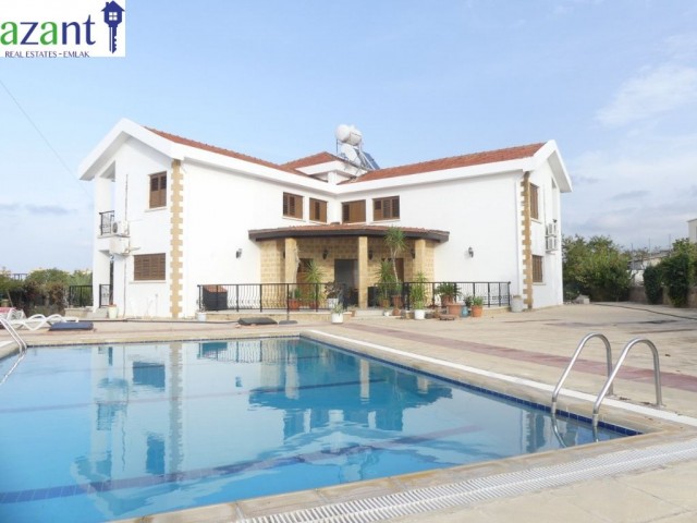 TO RENT, PRIVATE 5 BEDROOM VILLA AND SWIMMING POOL IN ALSANCAK.