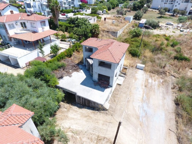 Kıbrıs Girne Alsancak'ta Yapım Aşamasında Villa