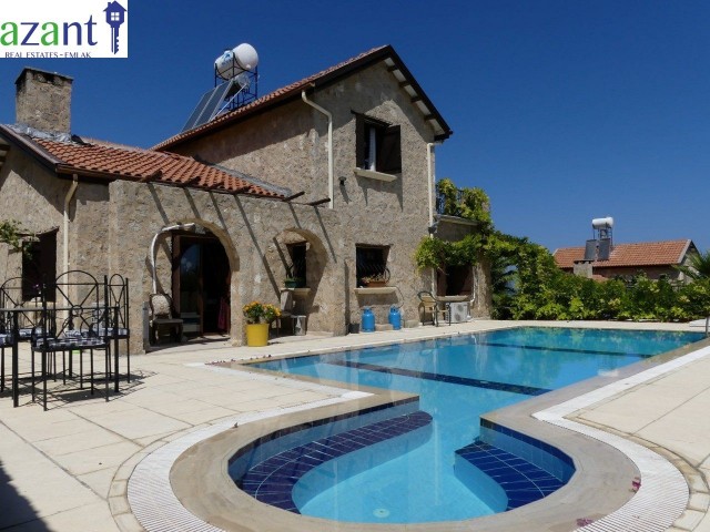 LUXURY STONEHOUSE WITH POOL IN KARSIYAKA