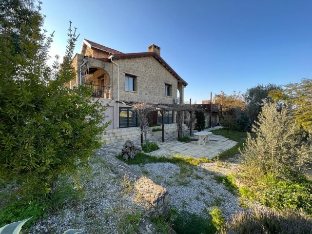 PERFECT STONE HOUSE WITH SEA AND MOUNTAIN VIEW IN KYRENIA KARSIYAKA