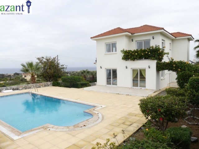 Perfect sea and mountaın view 4 bedroom villa with private pool