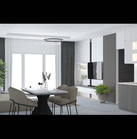 Penthouse-Wohnung in der Projektphase hinter Citymall im Zentrum von Famagusta