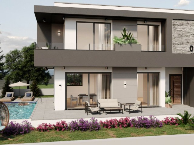 4+1 VILLAS FOR SALE FROM THE PROJECT IN GIRNE ÇATALKÖY...