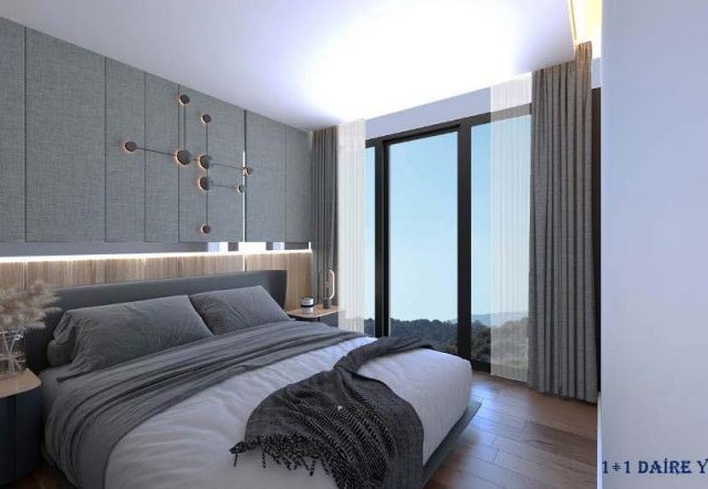 1+1 FLATS FOR SALE FROM THE PROJECT IN ESENTEPE, GIRNE....