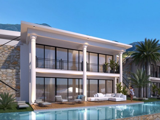 VILLAS FOR SALE FROM THE PROJECT IN GIRNE ESENTEPE...