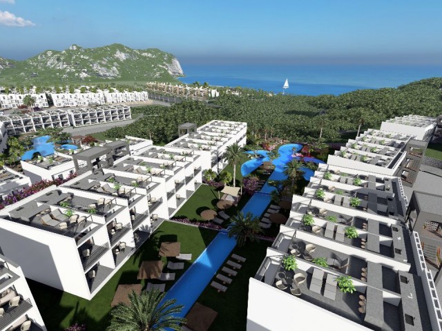1+1 FLATS FOR SALE FROM THE PROJECT IN ESENTEPE, GIRNE....