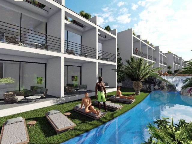 1+1 FLATS FOR SALE FROM THE PROJECT IN ESENTEPE, GIRNE....