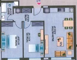 2+1 FLAT FOR SALE IN GIRNE ALSANCAK AT PROJECT PHASE