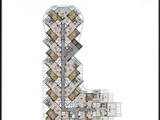 AUS DEM PROJEKT ZUM VERKAUF 1+1 UND 2+1 LUXUSWOHNUNGEN MIT PRIVATEM STRAND AM MEER...