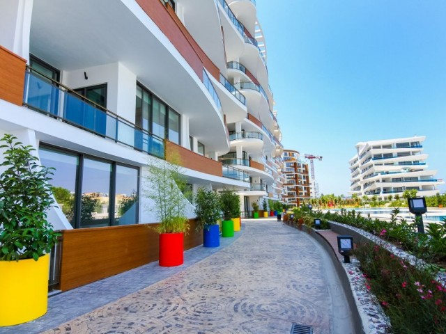 Feo Elegance'da ful eşyalı ortak havuzlu site içi güvenlikli 2+1 residence