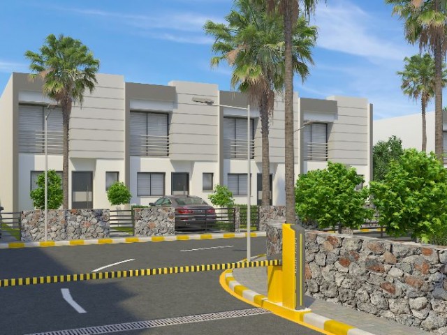 2 + 1 and 3 + 1 apartments with gardens that are about to end in Kyrenia Alsancak ** 