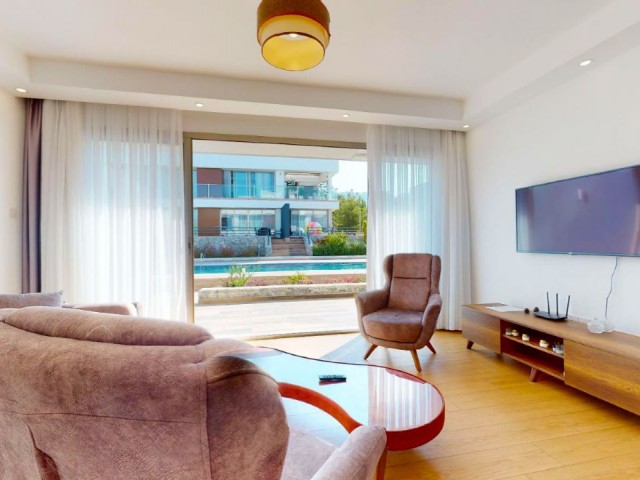 GİRNE ALSANSAK BÖLGESİNDE LÜKS EŞYALI SIFIR 2+1 PENTHOUSE DAİRE