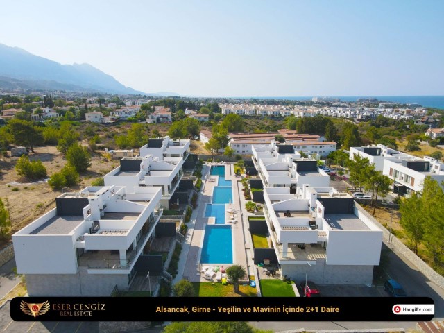 LUXURIÖS MÖBLIERTE NULL 2+1 PENTHOUSE-WOHNUNG IN DER REGION KYRENIA ALSANSAK