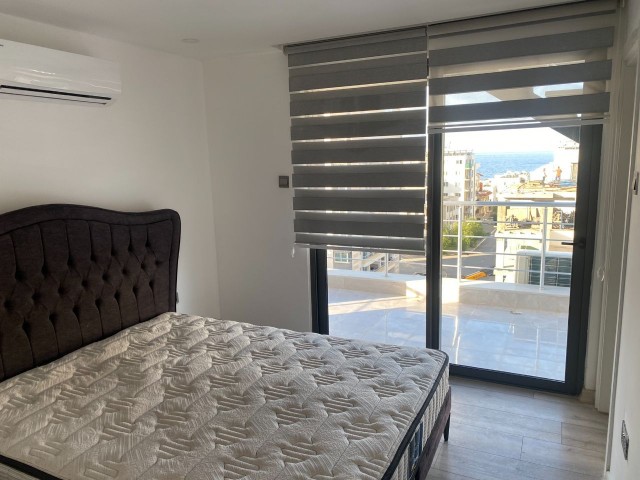 3 + 1 DUBLEX PENTHOUSE APARTMENT WITH LUXURY FURNITURE IN THE CENTRAL DISTRICT OF KYRENIA