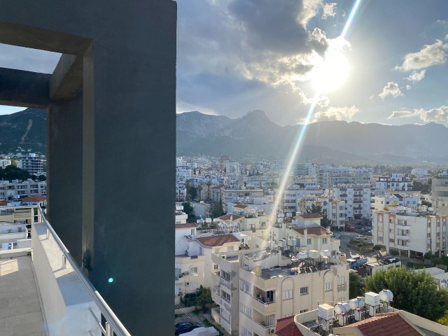 3 + 1 DUBLEX PENTHOUSE APARTMENT WITH LUXURY FURNITURE IN THE CENTRAL DISTRICT OF KYRENIA