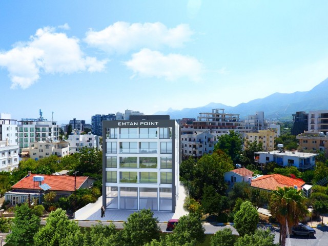 1 + 1 apartment for sale with full furniture rental guarantee in the center of Kyrenia