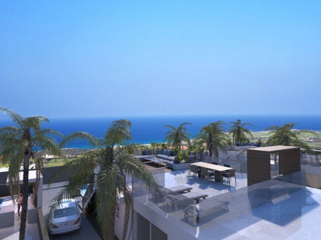 Esentepe 3+1 villas with sea and mountain views new project of ESTA Construction