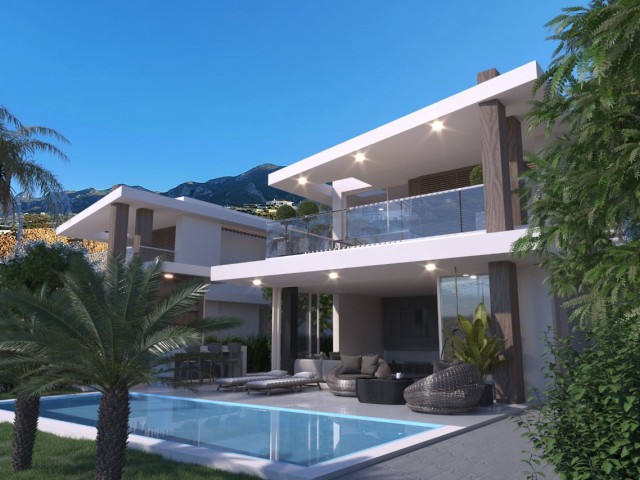 Esentepe 3+1 villas with sea and mountain views new project of ESTA Construction