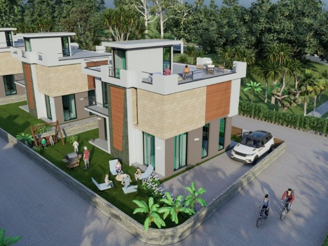 new site ,600 meters to the beach,Mountain & Sea View, 3+1 new villas