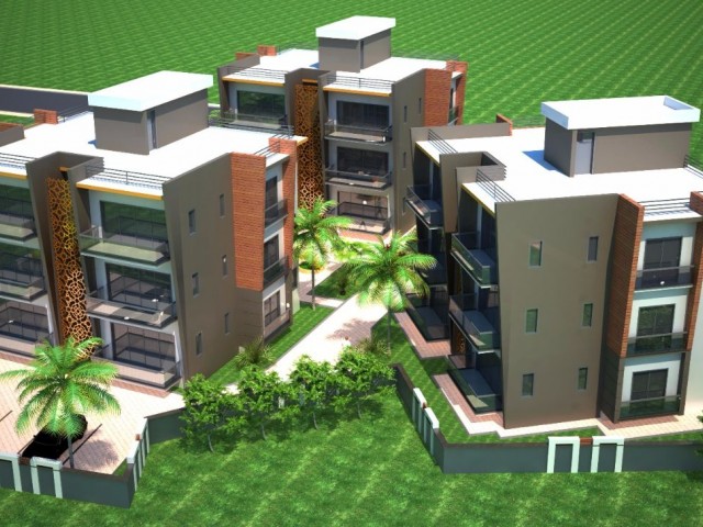 найдите качество и современность в новых апартаментах 2+1 в Алсанджаке с видом на море и горы